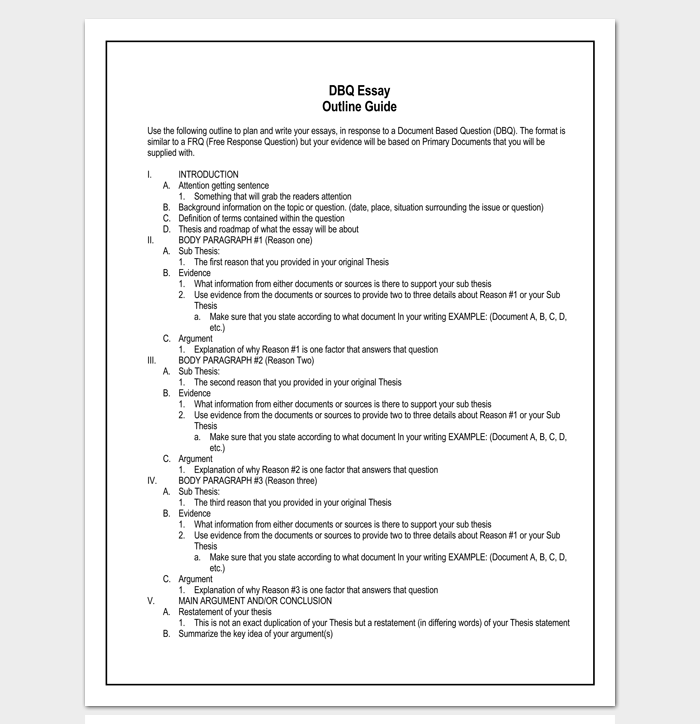 How to Write an Essay Outline